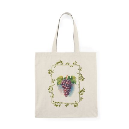 Vintage Grapevine Tote Bag | Eco-Friendly Market Bag, Shopping Tote, Gift for Wine Lovers, Sustainable Grocery Bag
